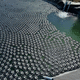 couverture de bassin flottant / modulaire / en plastique recyclé / pour eaux usées