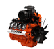 moteur diesel / à gaz naturel / à 8 cylindres / turbo