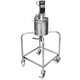 récipient sous pression en acier inoxydable / mobile / de process / pour applications de haute pureté
