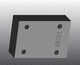 plaque d'appui modulaire / en fonte / rectangulaire / Cetop 3