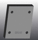 plaque d'appui en fonte / rectangulaire / Cetop 5 / hydraulique