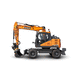 pelleteuse intermédiaire / à roues / diesel / pour chantier de construction