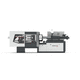 presse à injecter horizontale / servo-hydraulique / pour PVC / pour polystyrène