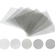 matériau filtrant en inox / à treillis métallique tricoté / à maille tricotée / de poussière
