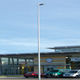 lampadaire urbain conique / rond