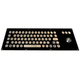 clavier encastrable / à touches mécaniques / avec trackball / en inox