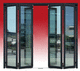 porte pliante / en aluminium / en verre / industrielle