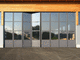 porte pliante / en aluminium / en verre / vitrée