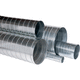 conduit d'air rigide / circulaire / en acier galvanisé / pour ventilation