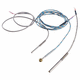 sonde de température thermocouple type J / à insertion / 2 fils / fils nus