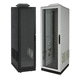 baie serveur coffret voix-données-images / en acier / pour rack 19’’ / sur pied