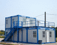 bâtiment modulaire / temporaire / pour bureaux / toiture en acier