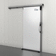 porte coulissante / en aluminium / en caoutchouc / pour l'intérieur