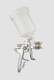 pistolet de pulvérisation / à peinture / manuel / avec godet gravité