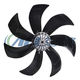ventilateur IP54 / axial / de refroidissement / en acier