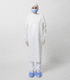 blouse de travail / de protection chimique / en tissu / pour travaux d'hygiène
