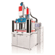 presse à injecter verticale / hydraulique / pour le caoutchouc silicone liquide