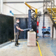 tube de levage pour carton
