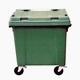 conteneur de tri sélectif / en plastique / en PEHD / normalisé