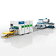 machine de découpe alimentée par bobine / laser / pour aluminium / pour acier inoxydable