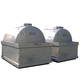 cuve de stockage / pour huile / en acier au carbone / cylindrique