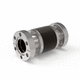 soufflet cylindrique / en acier inoxydable / soudé / axial