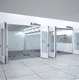cabine de peinture à circuit fermé / pour véhicules / à ventilation verticale / sur mesure