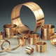 palier lisse cylindrique / en bronze / en fonte / en plastique