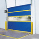 porte à enroulement / PVC / pour l'intérieur / rapide