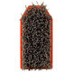 brosse de polissage / en fibre céramique / de Fickert
