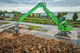 pelle de manutention sur chenilles / sur pneus / hydraulique