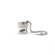 capuchon press-fit / cylindrique / en acier inoxydable / de protection