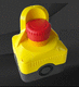bouton poussoir d'arrêt d'urgence / IP65 / étanche à l'eau / étanche à la poussière