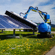 système de nettoyage pour panneau solaire / à brosse / pour applications photovoltaïques / mobile