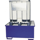 bac de rétention multiusage / pour conteneur IBC / 3 fûts / de produits liquides