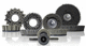 brosse disque / de finition / de traitement de surface / en aluminium