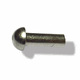 rivet aveugle / à tête ronde / en aluminium / argenté