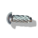 rivet à tête cylindrique / en inox / argenté / résistant à la corrosion