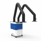aspirateur de fumée mobile / de soudage / à filtre sec / avec bras d'aspiration