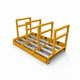 table support à rouleaux / pour batterie
