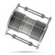 compensateur de dilatation en métal / rond / à bride / pour manchon