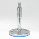 pied pour machine alimentaire / pour appareil / en NBR / en acier inoxydable