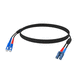 cordon de brassage de fibre optique / type SC / monomode / duplex