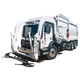 benne à ordures ménagères chargement frontal / diesel / électrique