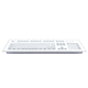 clavier rackable / à membrane / 105 touches / industriel