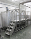 cuve de mélange / jus de fruit / en inox / cylindrique