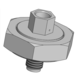 séparateur à membrane avec raccord fileté / pour manomètre / pour applications hygiéniques / de mesure