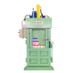 presse à balles pour déchets / verticale / semi-automatique / hydraulique