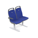 siège passager de train classique / plastique / double / modulaire
