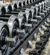essieu monté pour wagon / moteur / avec disque de frein